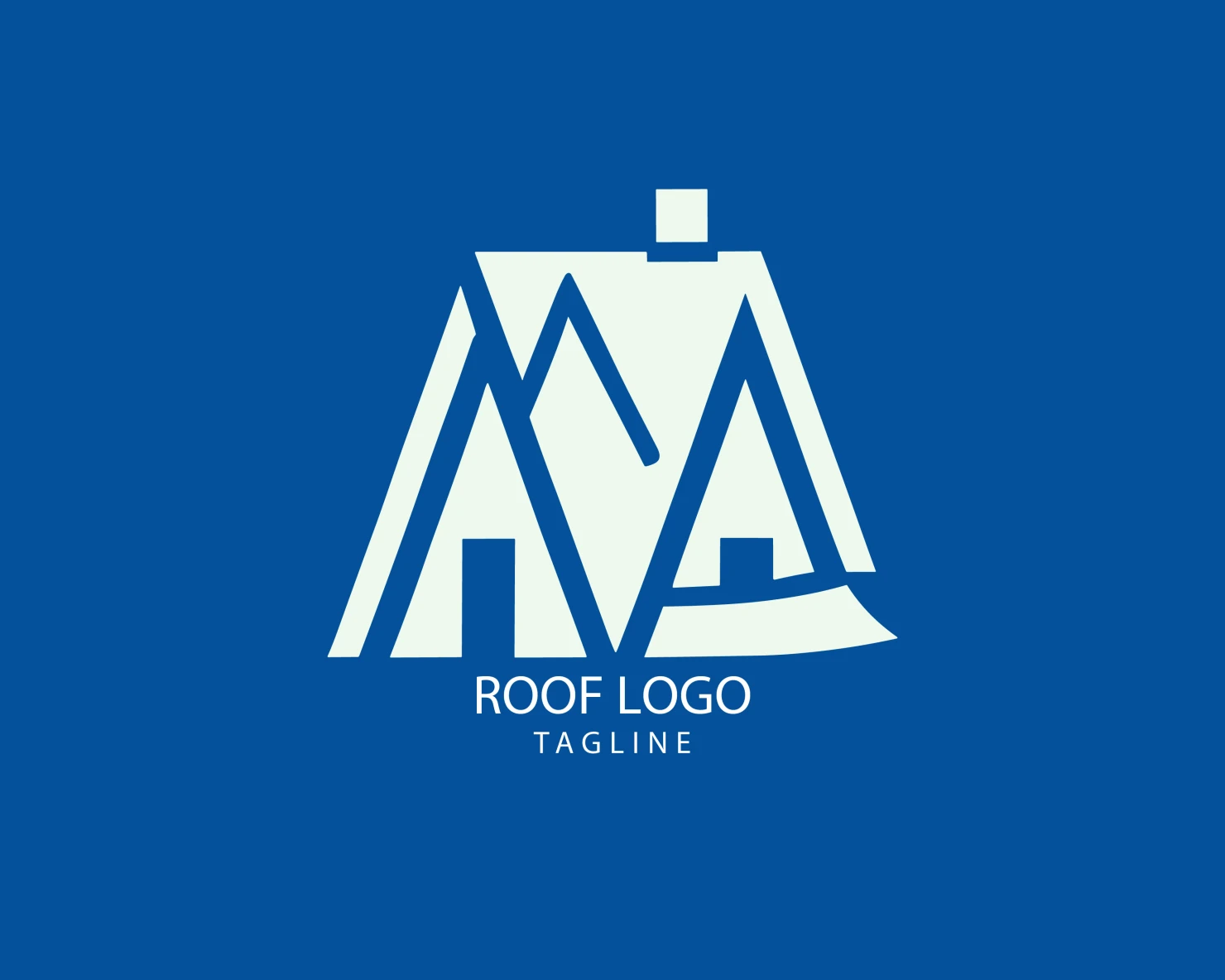 Roof customizable logo set design #39203