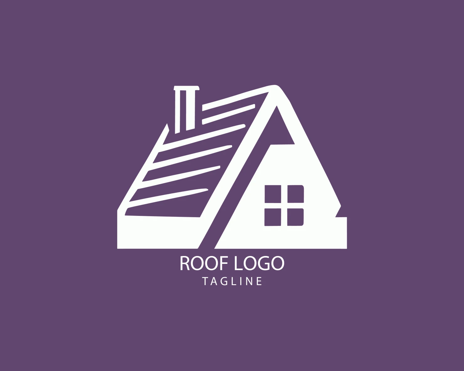 Roof customizable logo set design #39205
