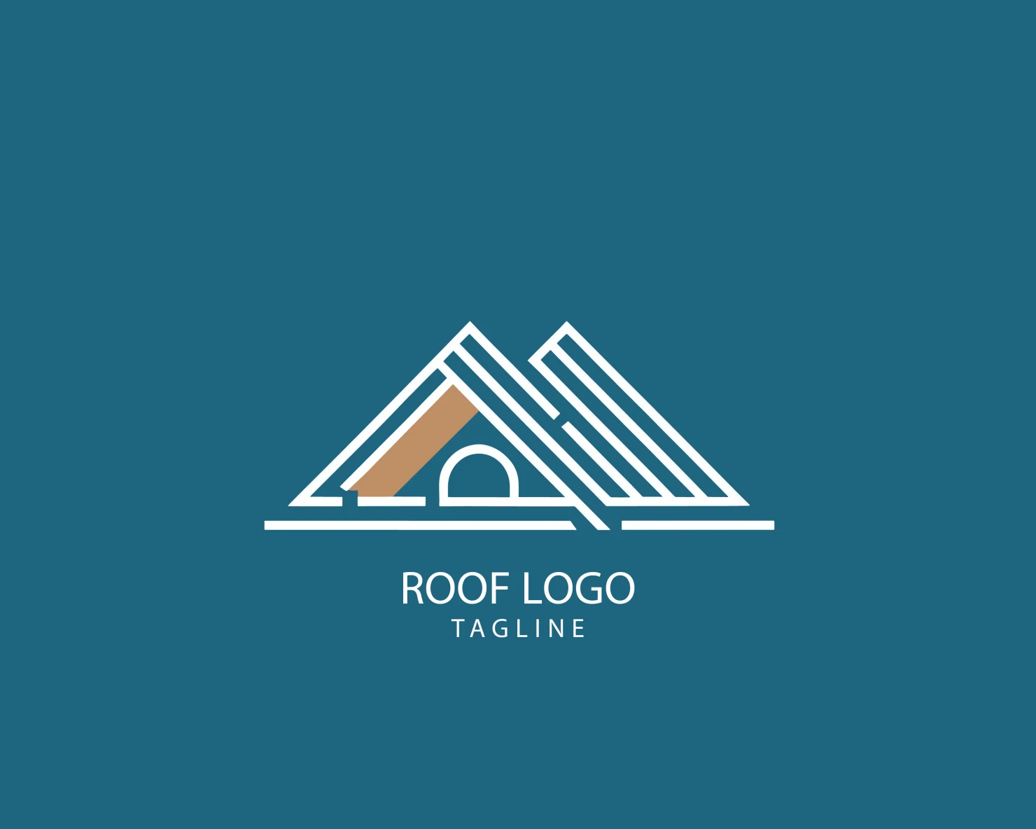 Roof customizable logo set design #39206