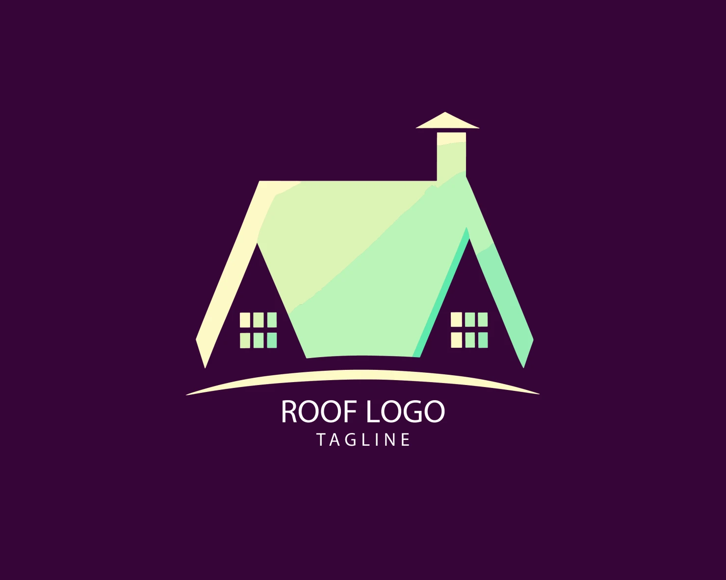 Roof customizable logo set design #39207