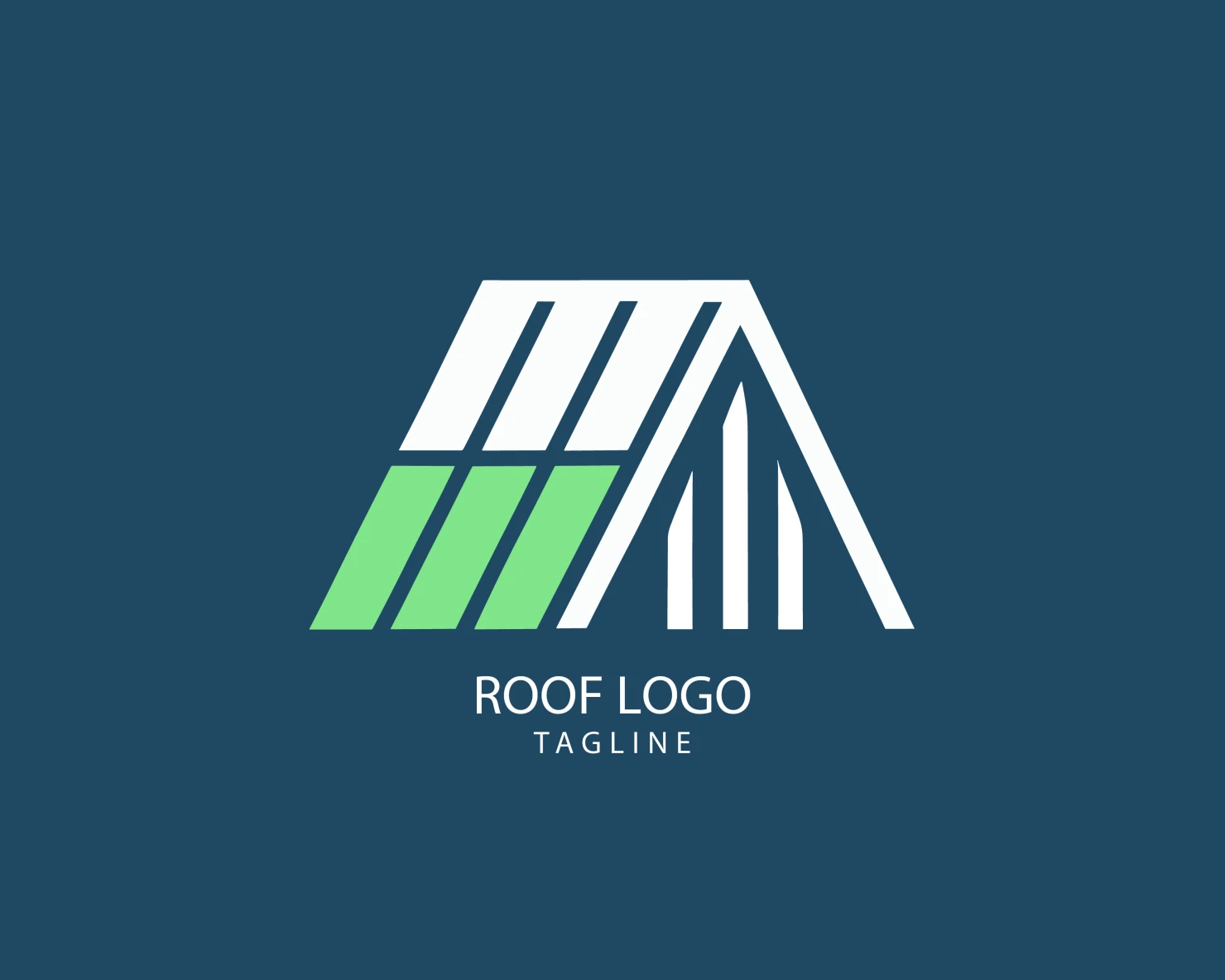 Roof customizable logo set design #39208