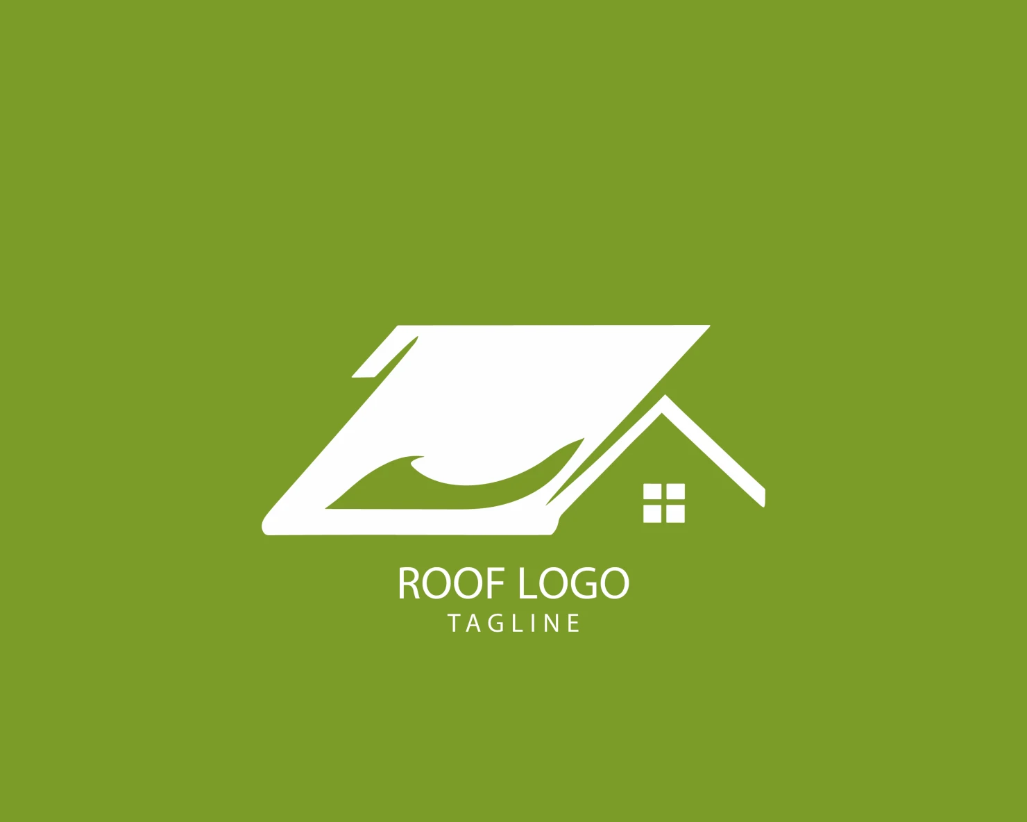 Roof customizable logo set design #39209