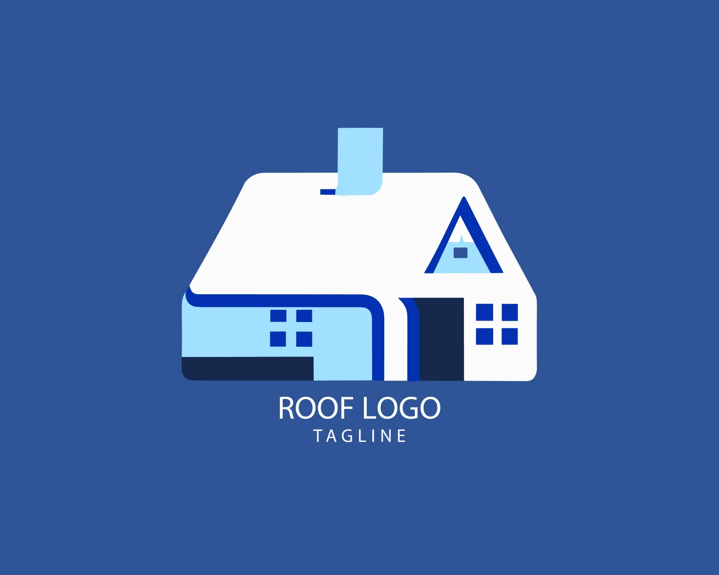 Roof customizable logo set design #39210