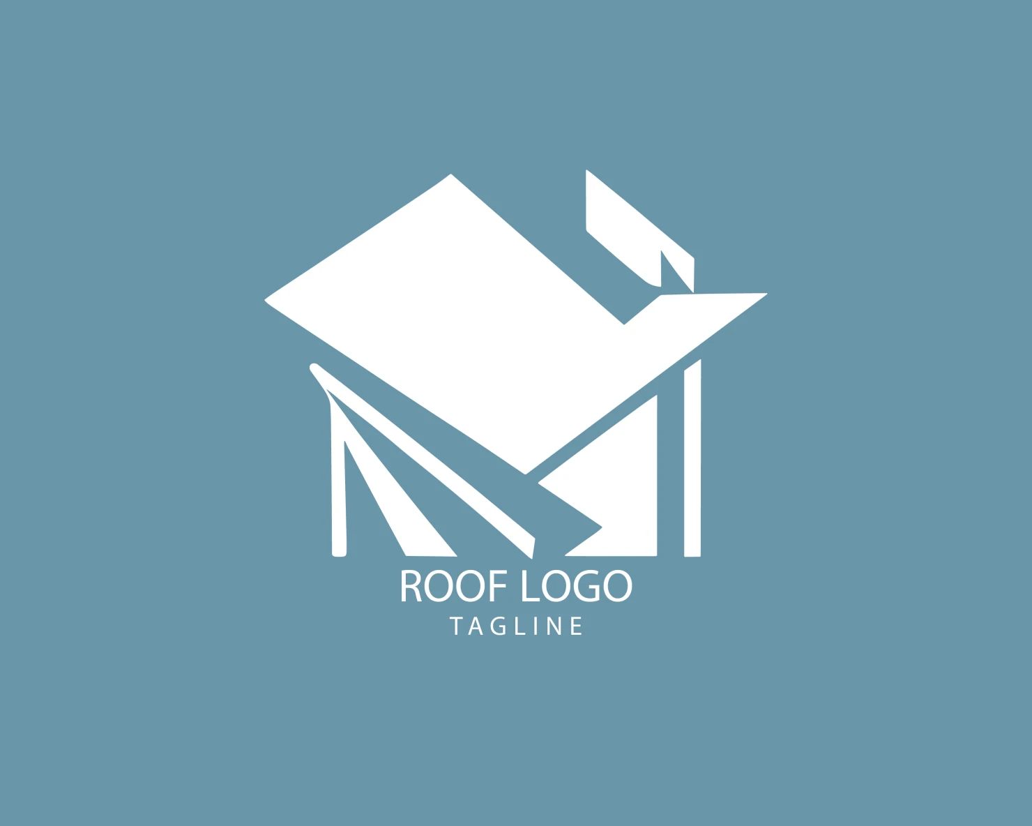Roof customizable logo set design #39215
