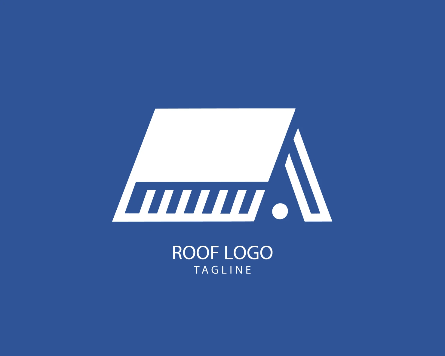 Roof customizable logo set design #39217