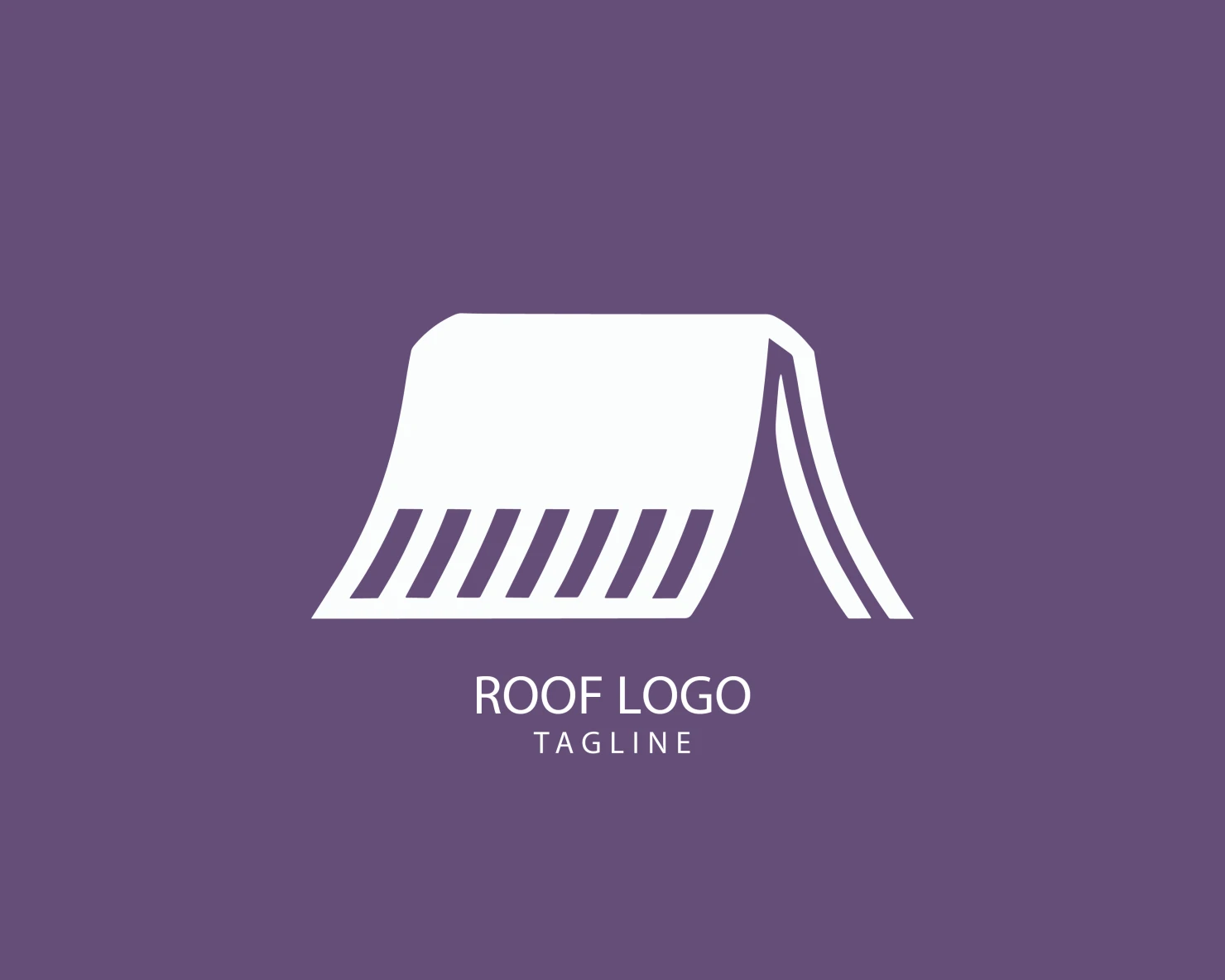 Roof customizable logo set design #39218