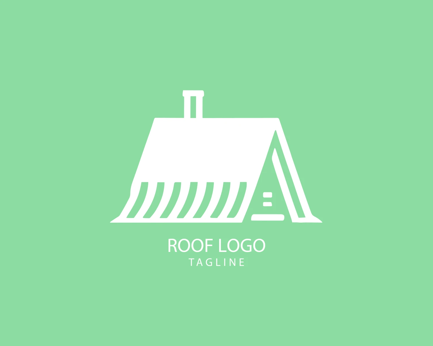 Roof customizable logo set design #39219