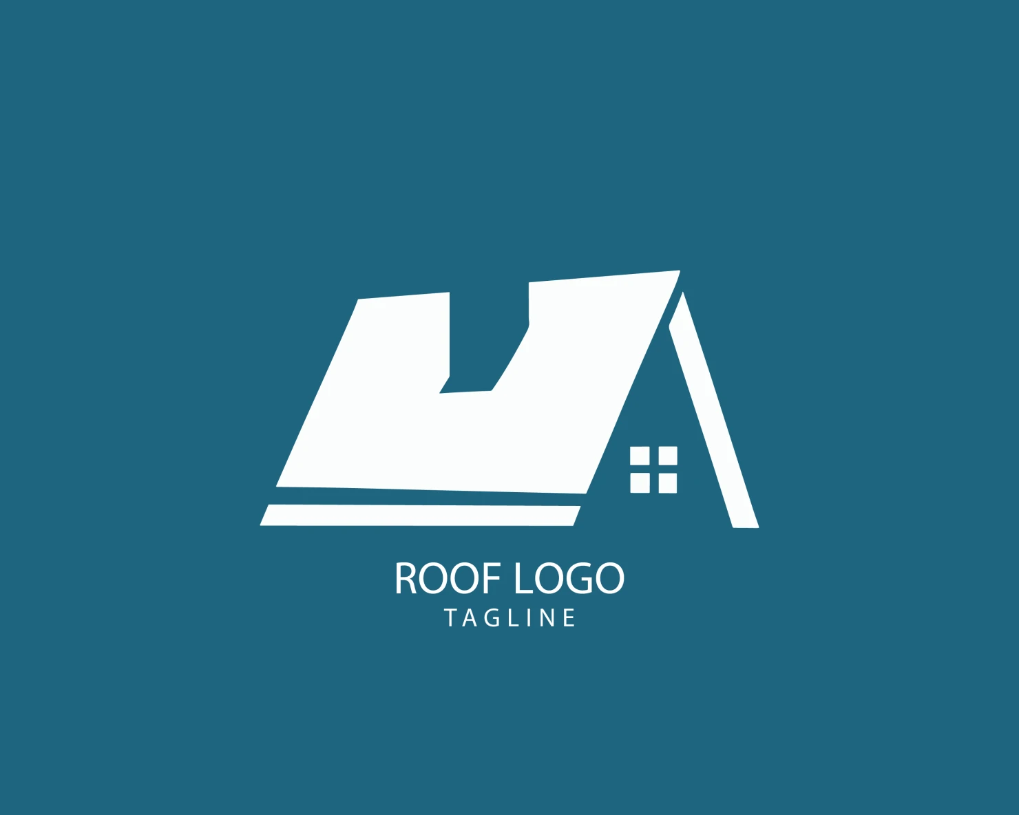 Roof customizable logo set design #39220