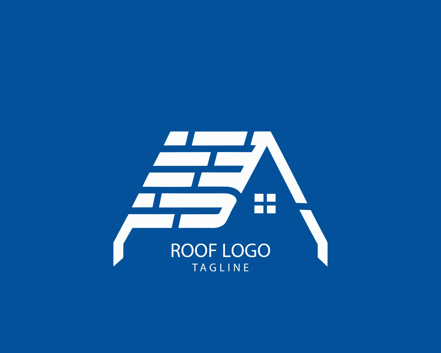 Roof customizable logo set design #39223