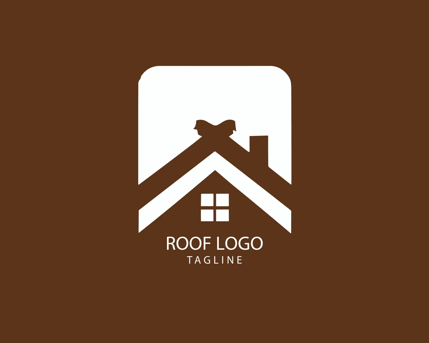 Roof customizable logo set design #39229
