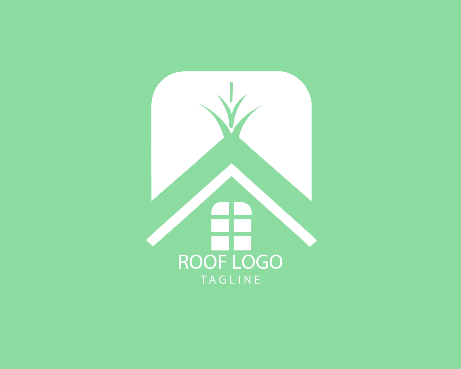 Roof customizable logo set design #39230