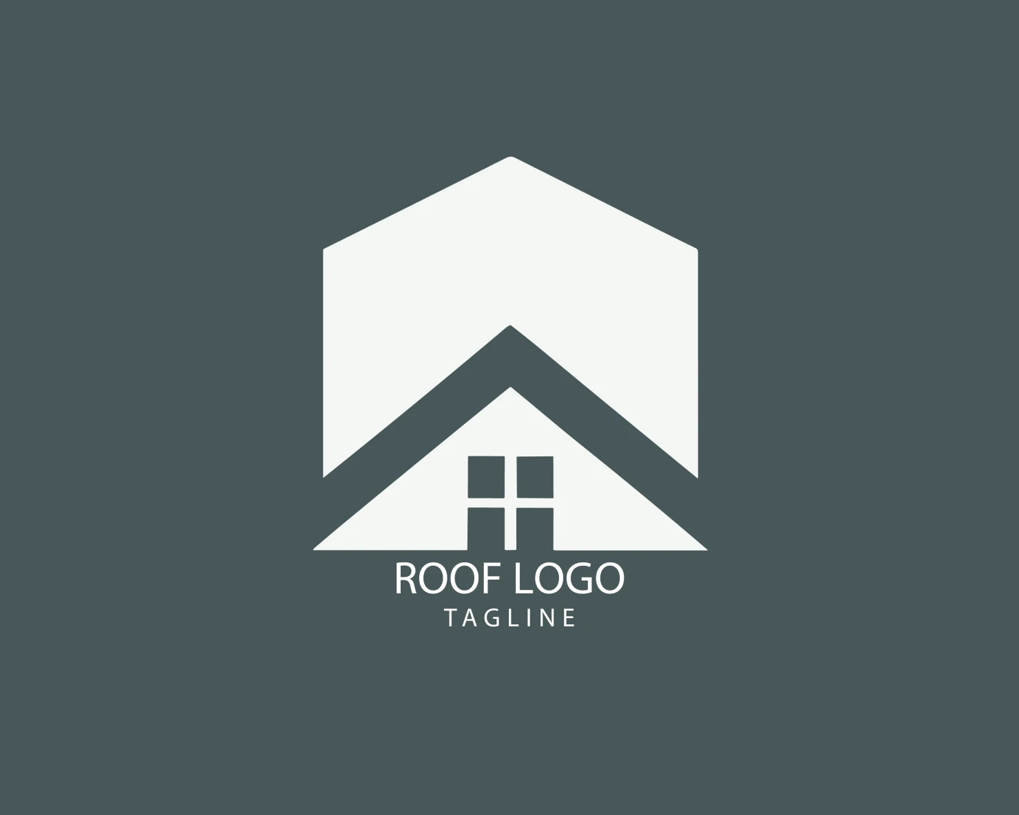 Roof customizable logo set design #39231