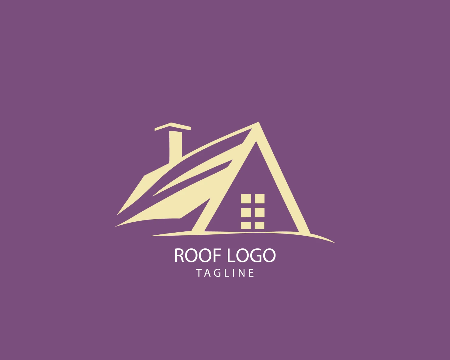 Roof customizable logo set design #39234