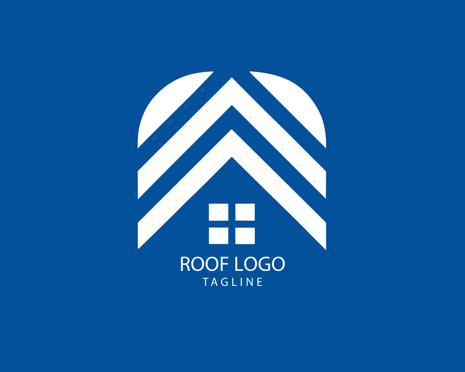 Roof customizable logo set design #39237