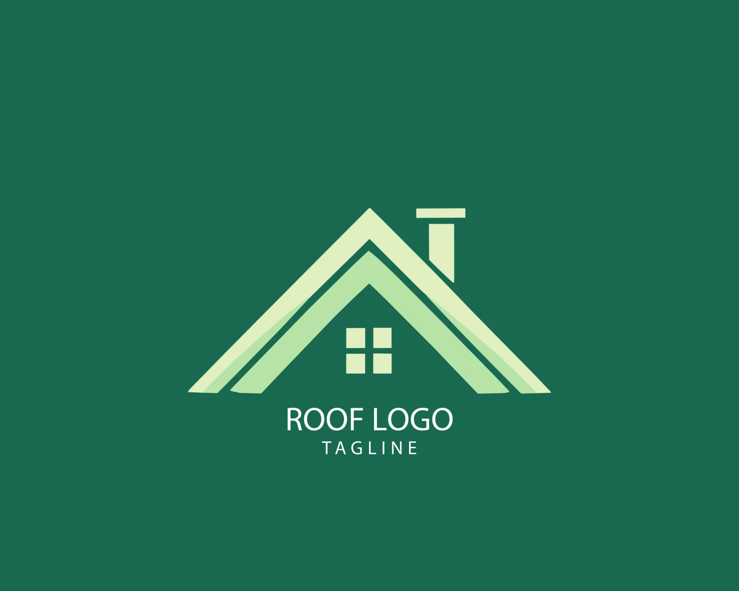 Roof customizable logo set design #39243