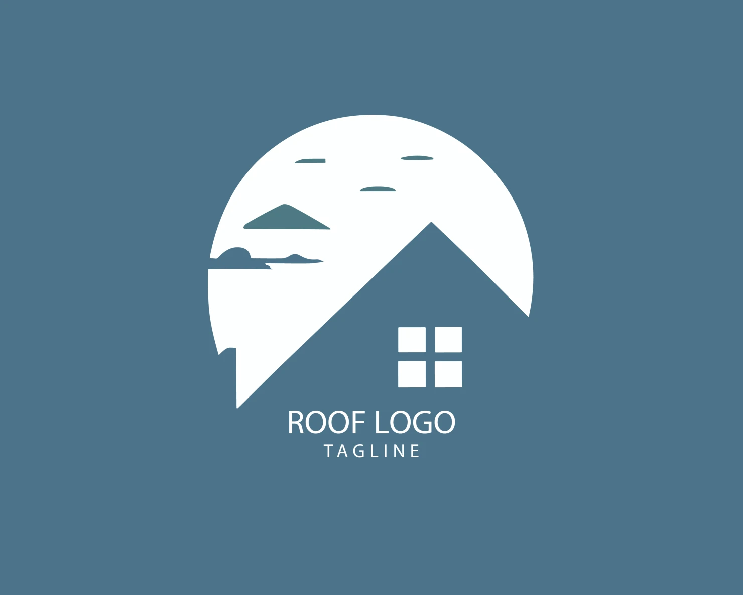 Roof customizable logo set design #39247