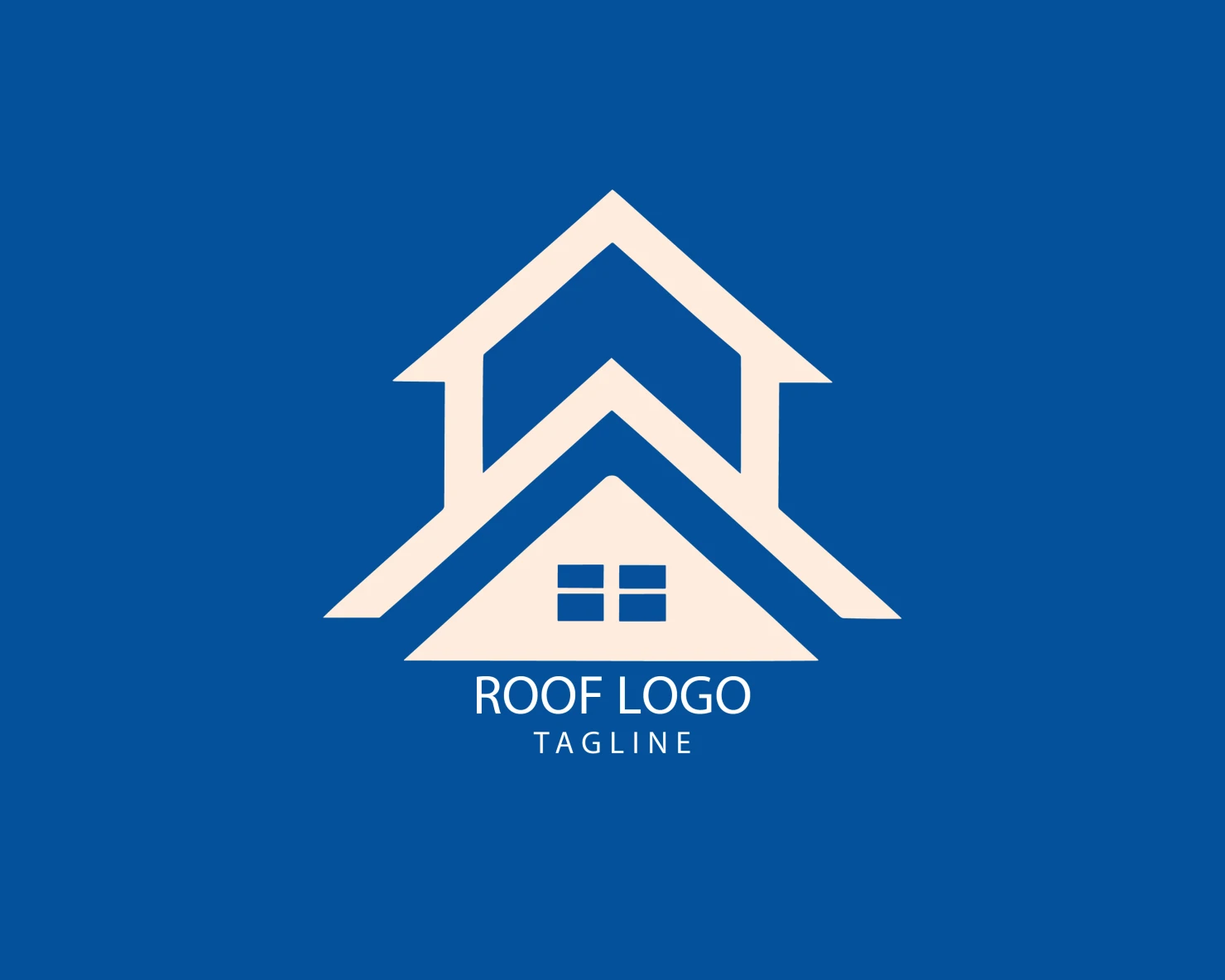 Roof customizable logo set design #39249