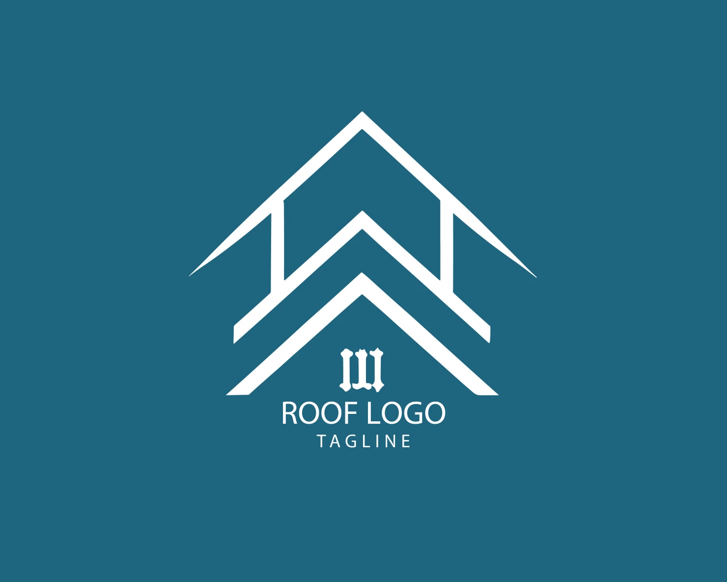 Roof customizable logo set design #39252