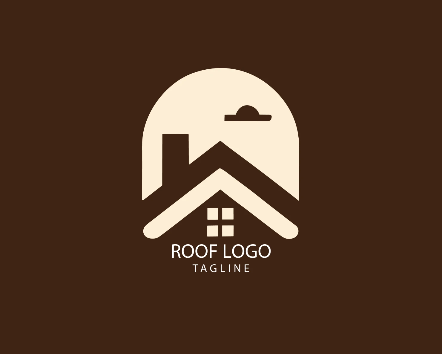 Roof customizable logo set design #39260
