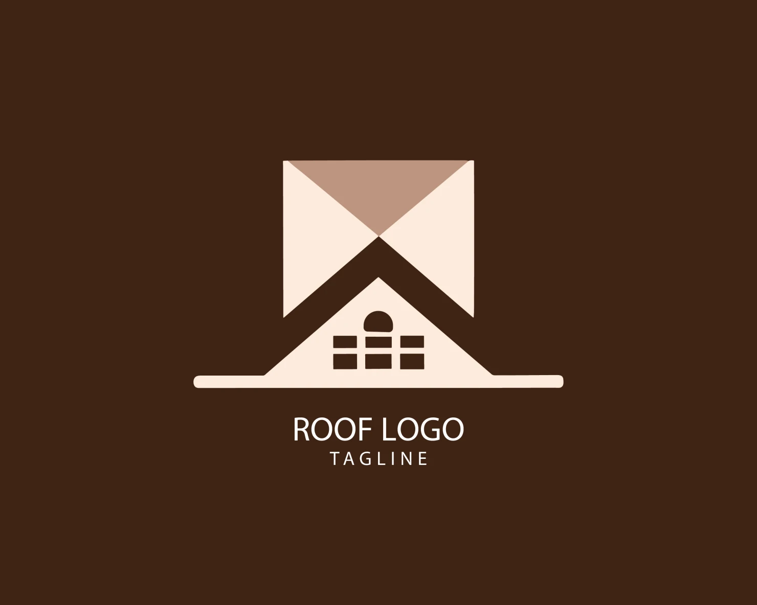 Roof customizable logo set design #39269