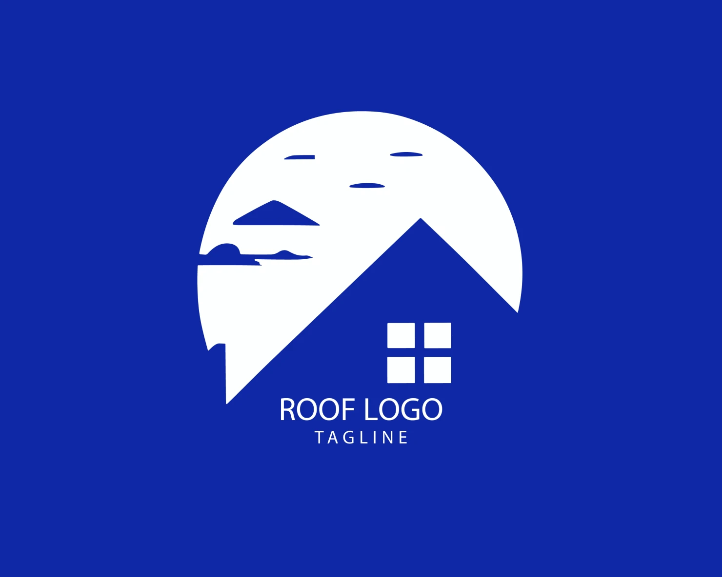 Roof customizable logo set design #39271