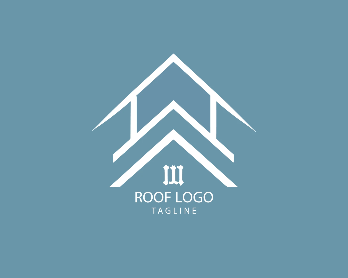Roof customizable logo set design #39277
