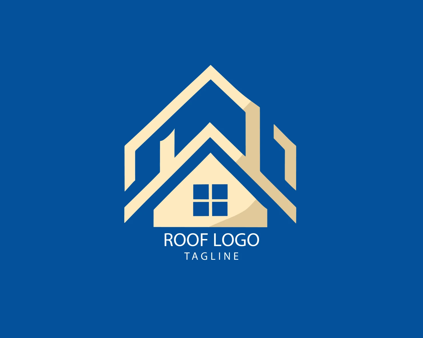 Roof customizable logo set design #39283