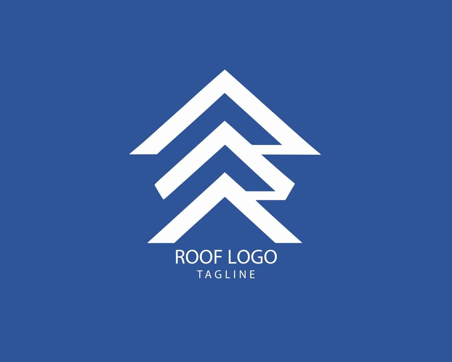 Roof customizable logo set design #39284