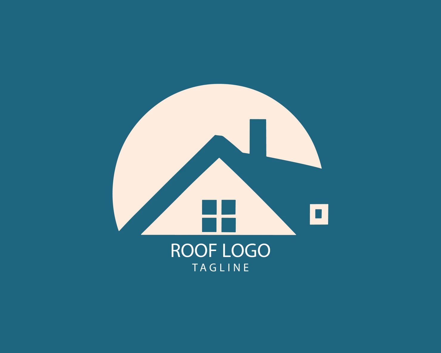 Roof customizable logo set design #39286