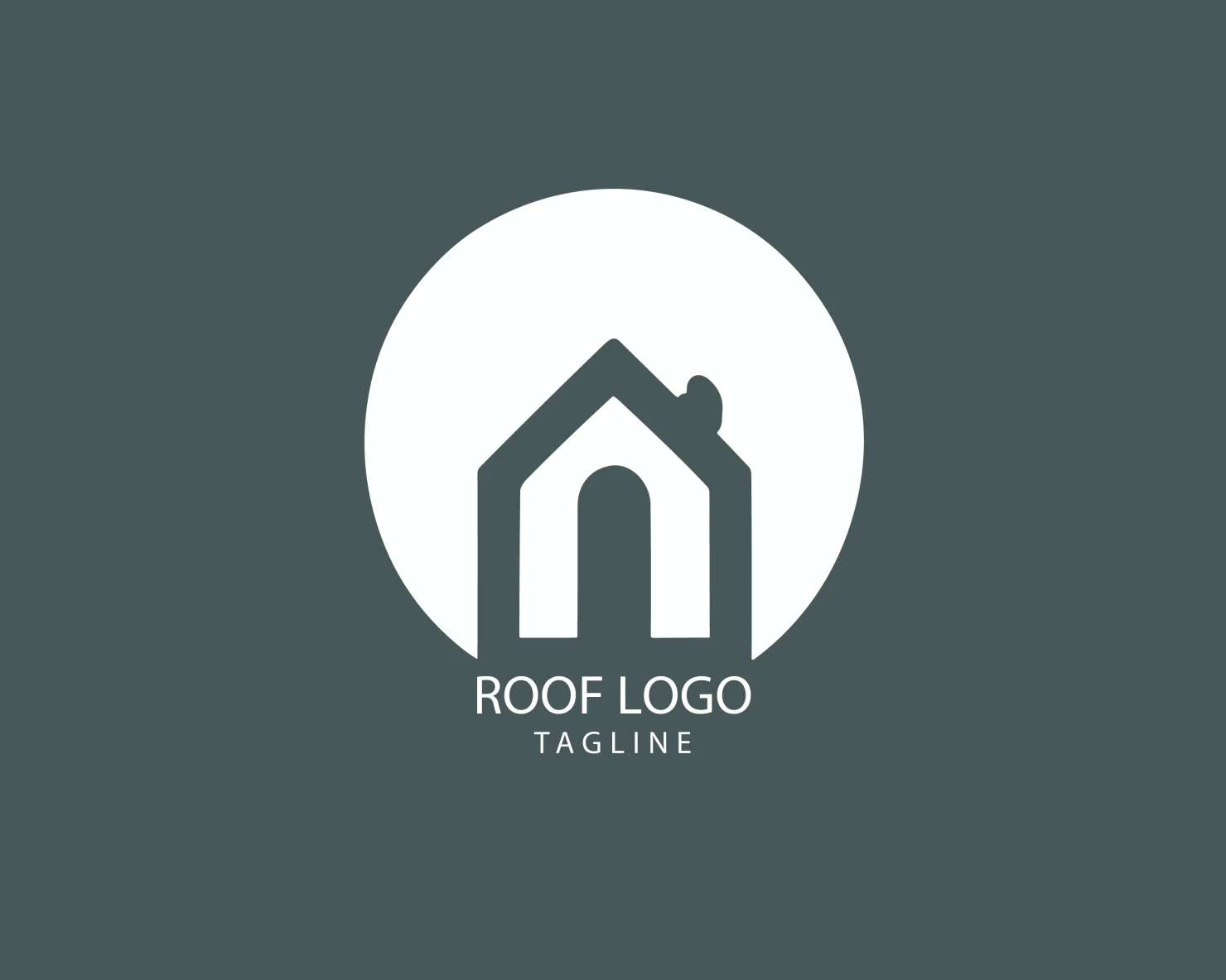 Roof customizable logo set design #39297