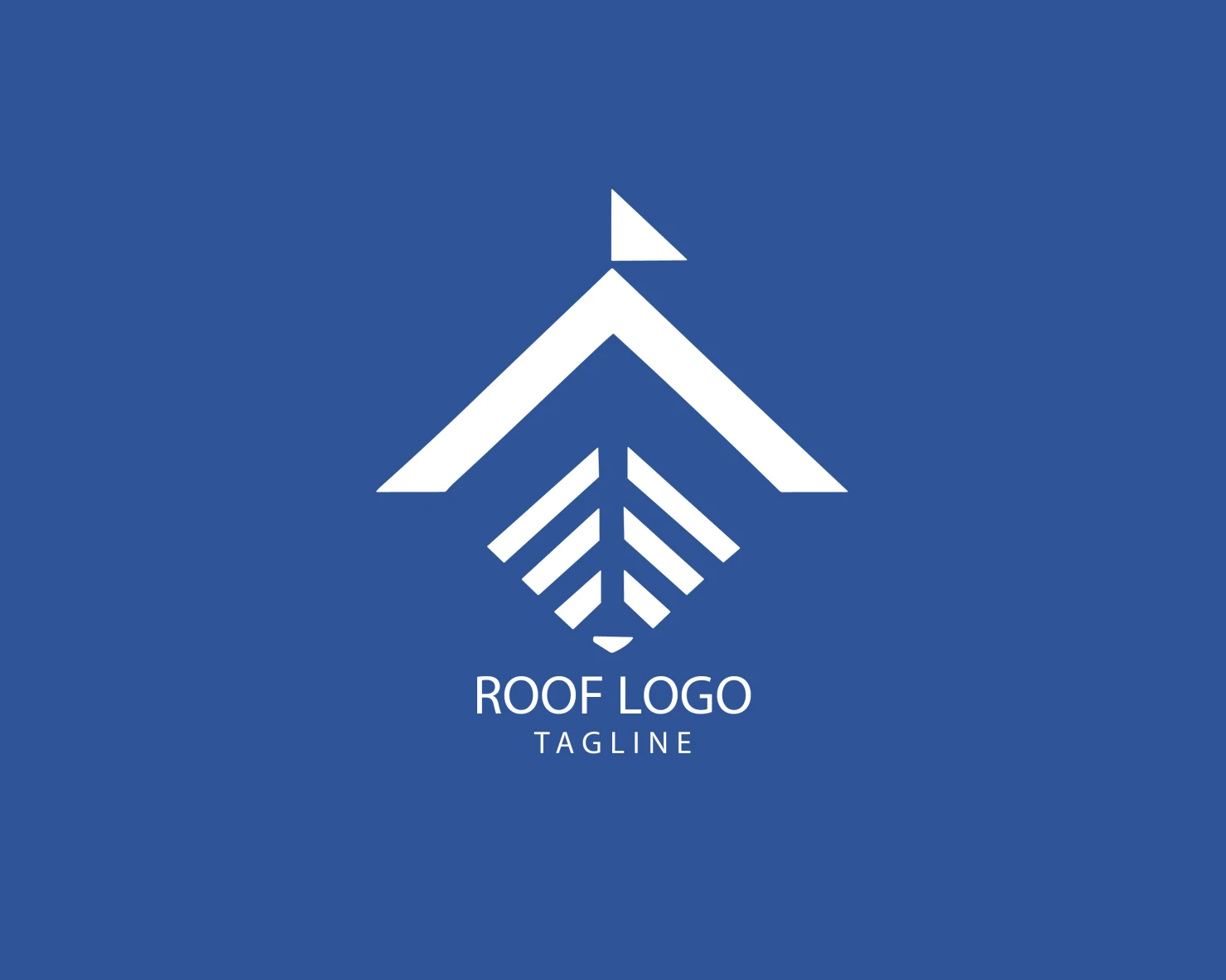Roof customizable logo set design #39298