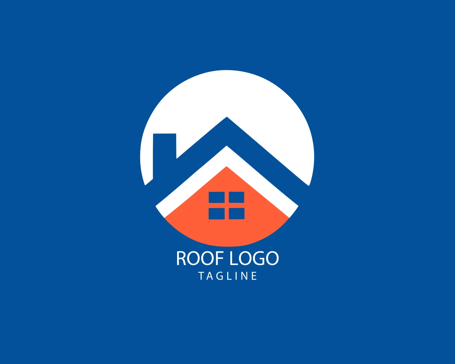 Roof customizable logo set design #39300