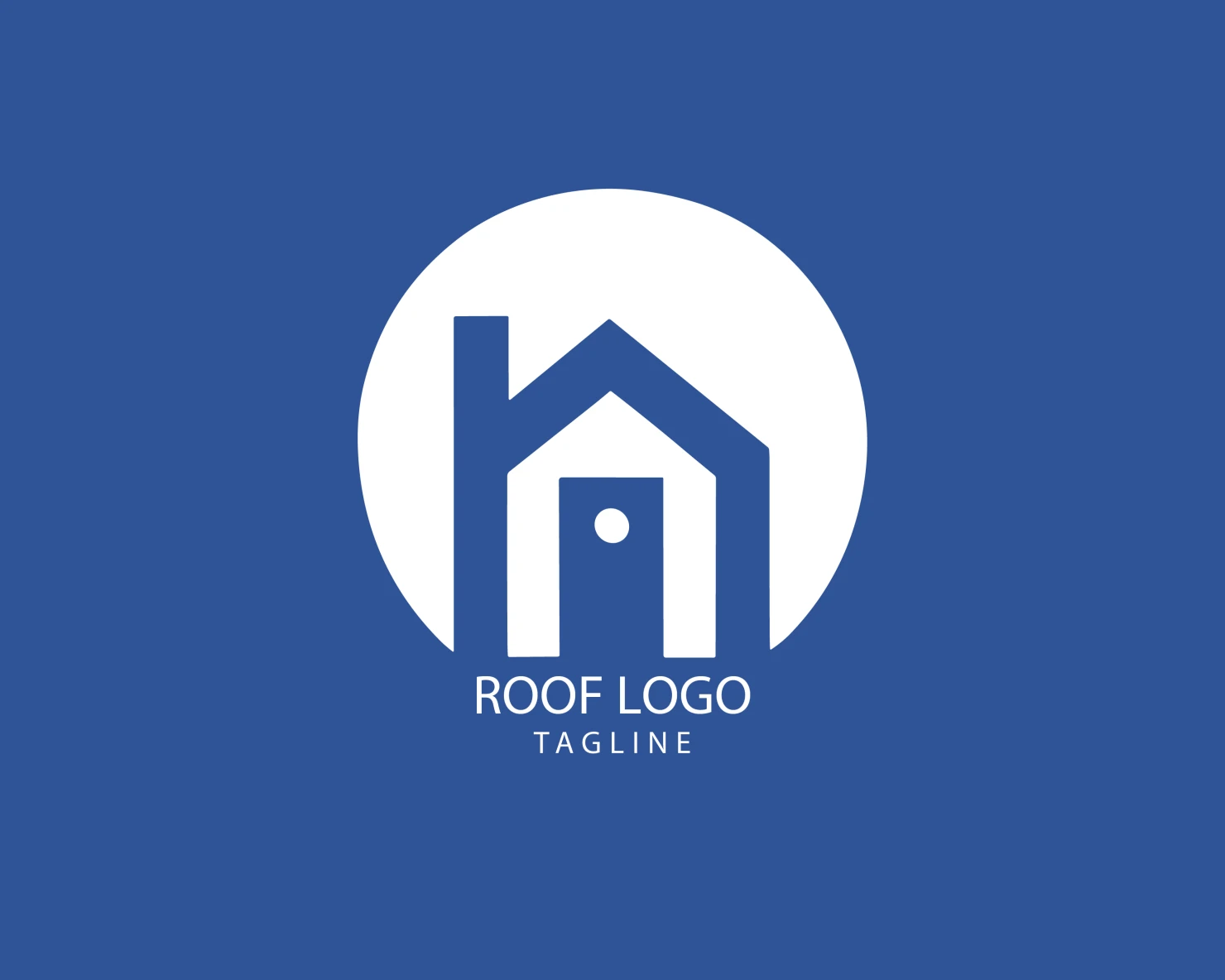 Roof customizable logo set design #39303