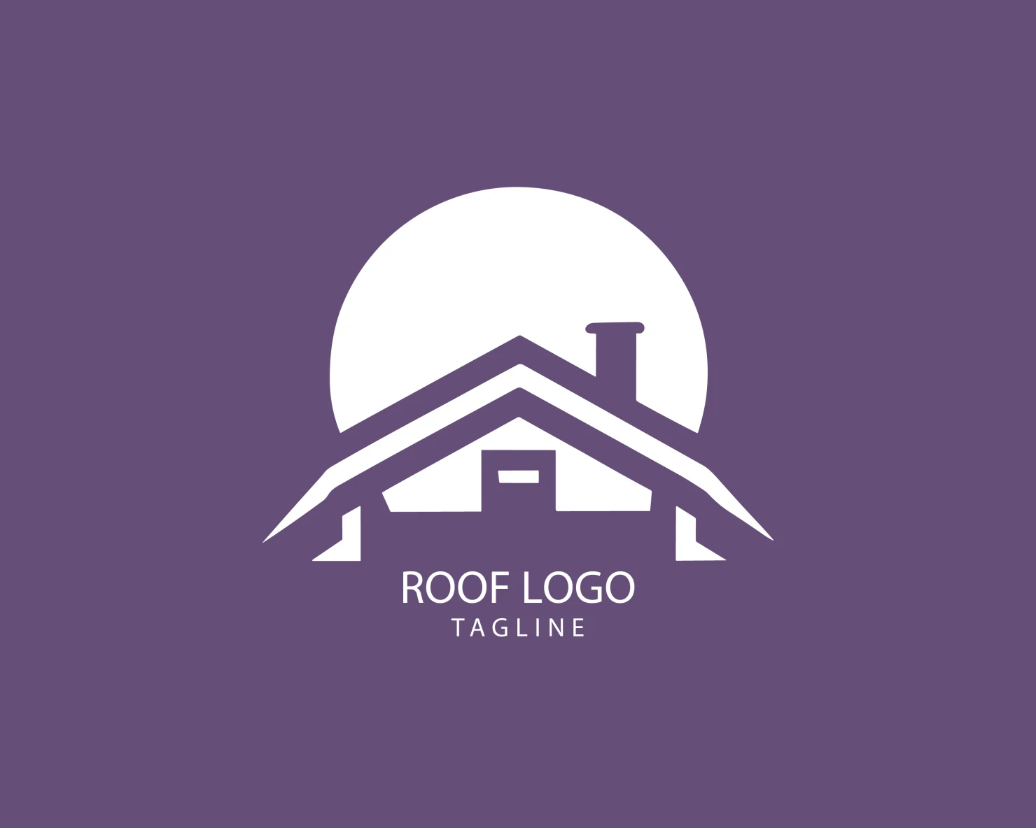 Roof customizable logo set design #39304