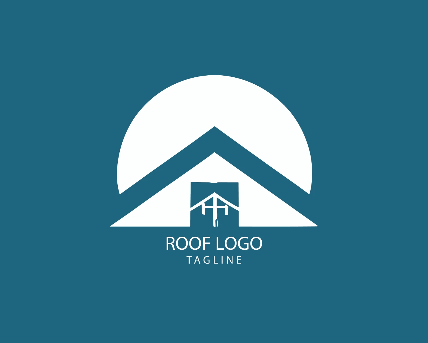 Roof customizable logo set design #39305