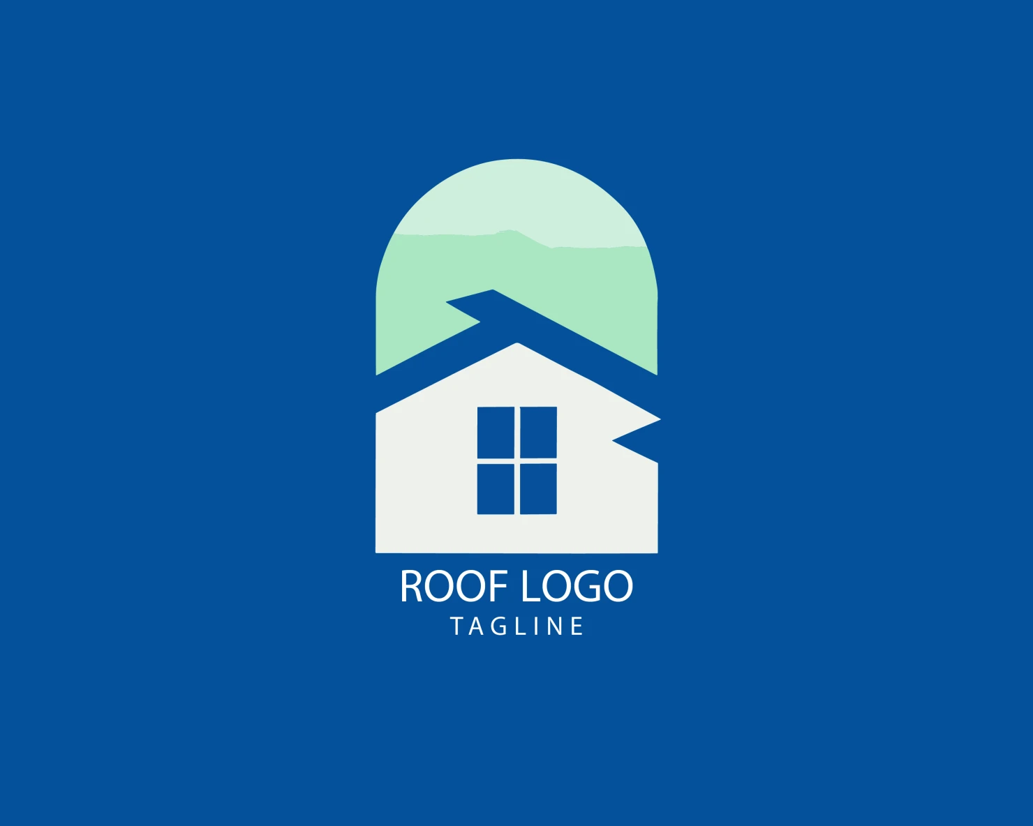 Roof customizable logo set design #39309