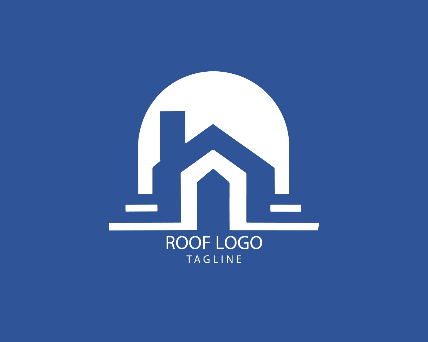 Roof customizable logo set design #39310
