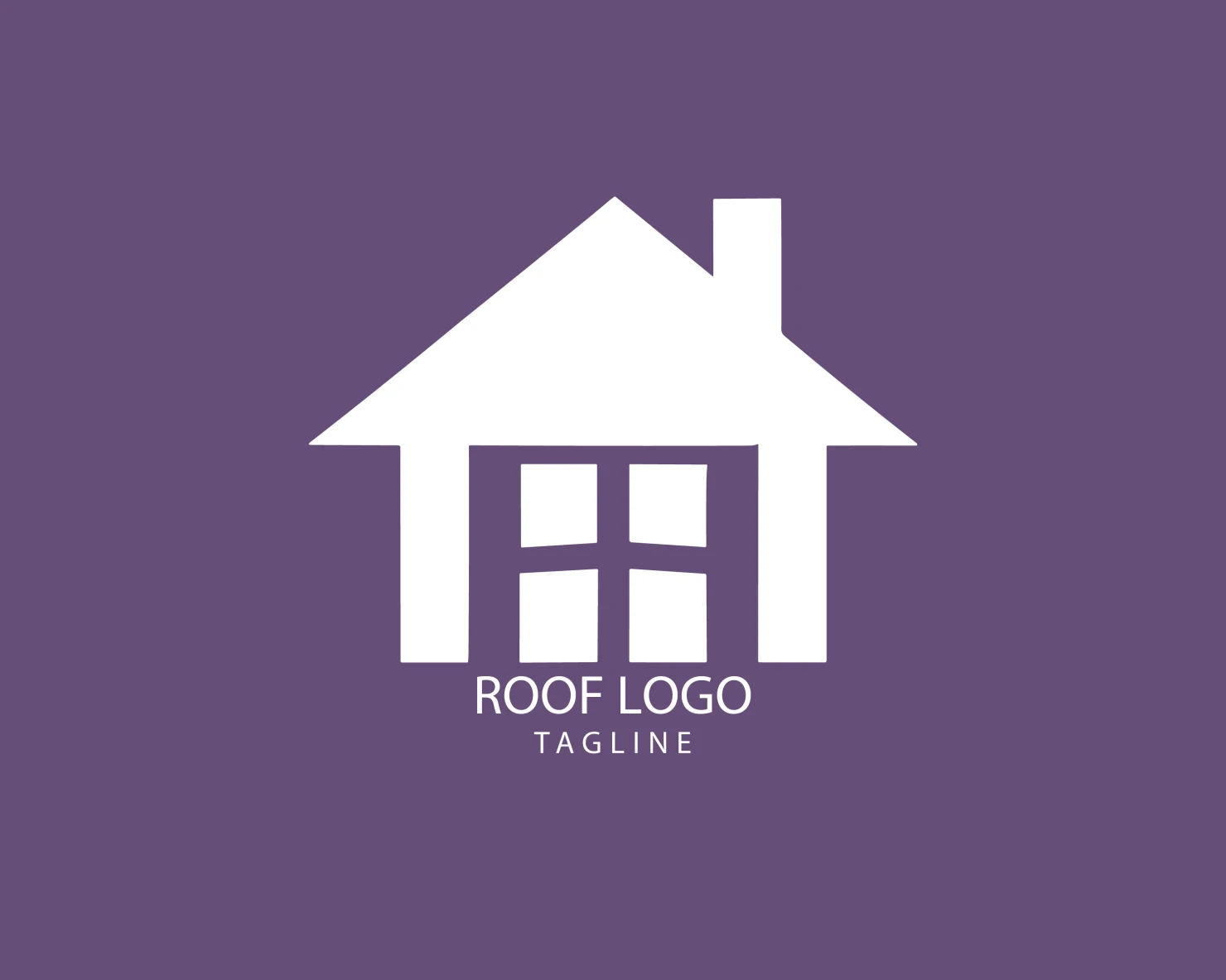 Roof customizable logo set design #39311