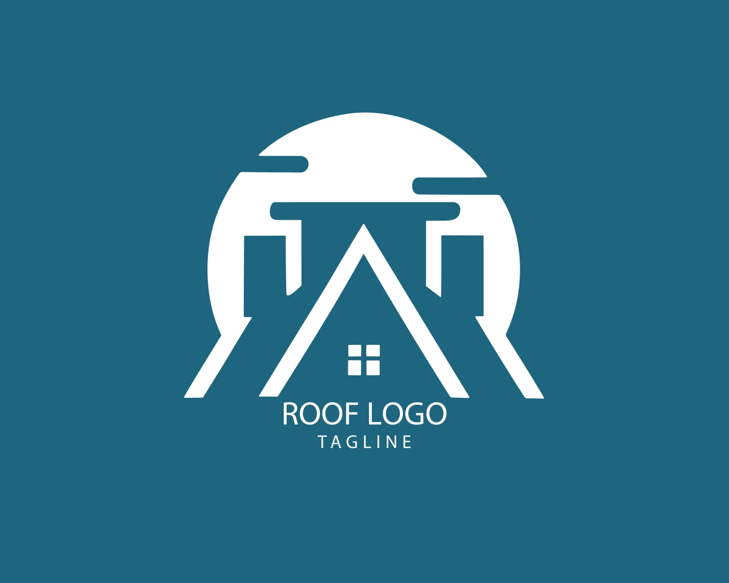 Roof customizable logo set design #39312