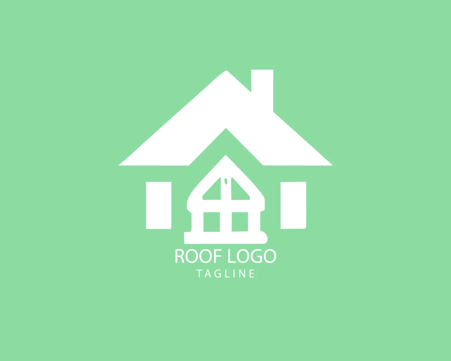 Roof customizable logo set design #39313