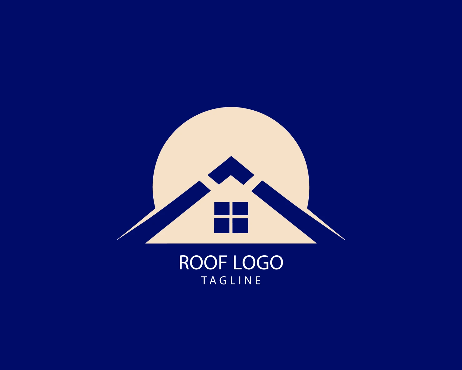 Roof customizable logo set design #39314