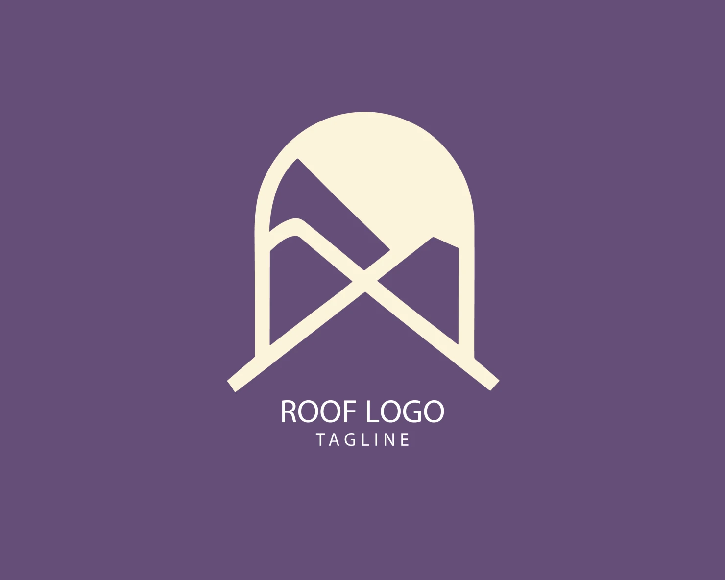 Roof customizable logo set design #39318