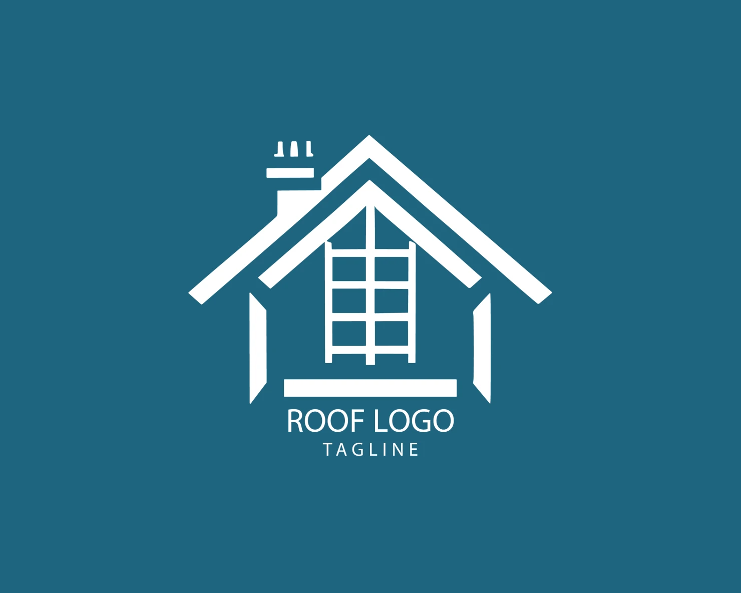 Roof customizable logo set design #39319