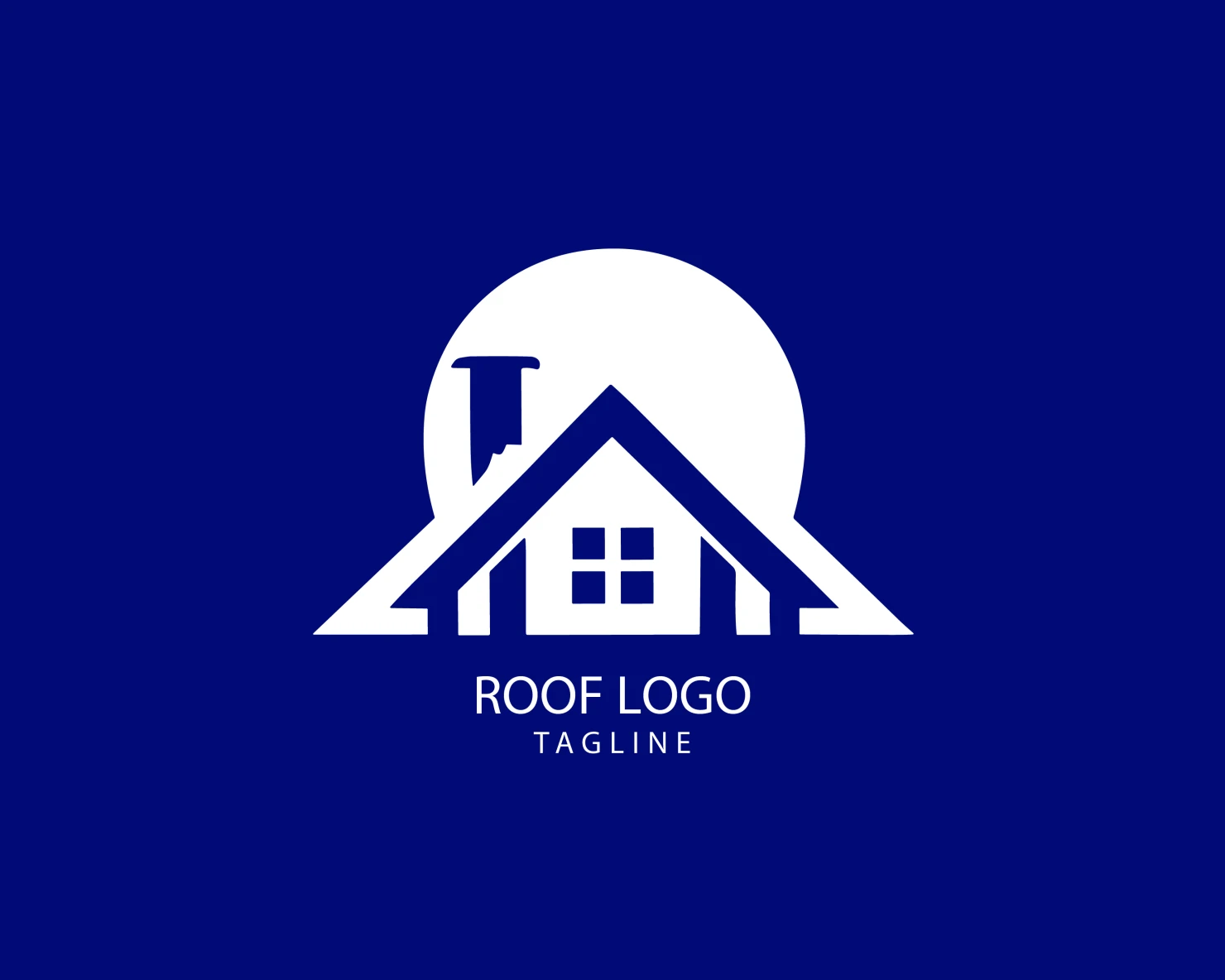Roof customizable logo set design #39321