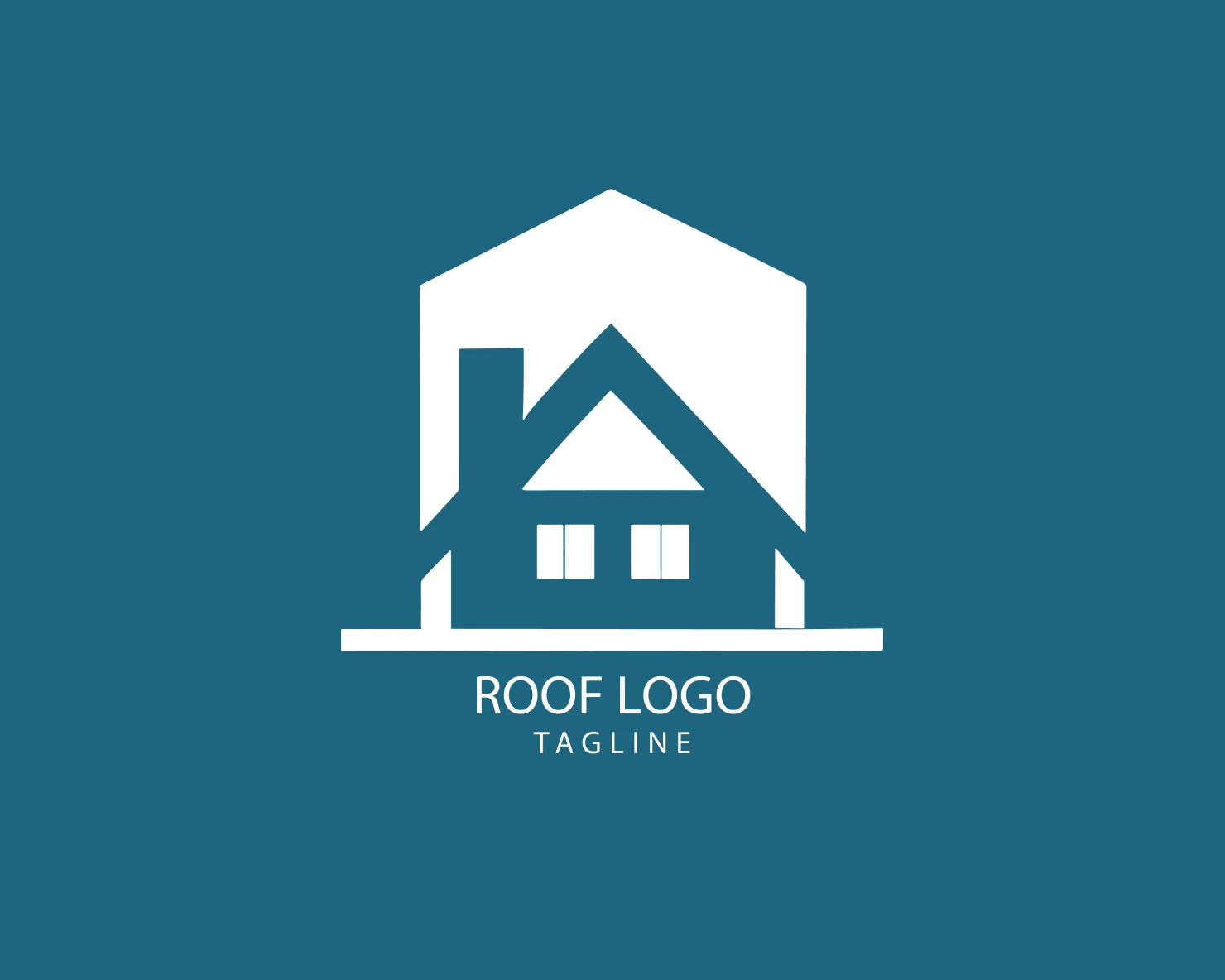 Roof customizable logo set design #39326