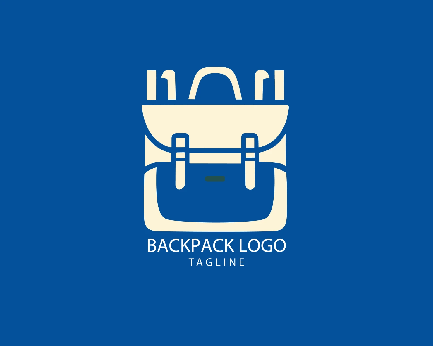 Backpack customizable logo set design #39365