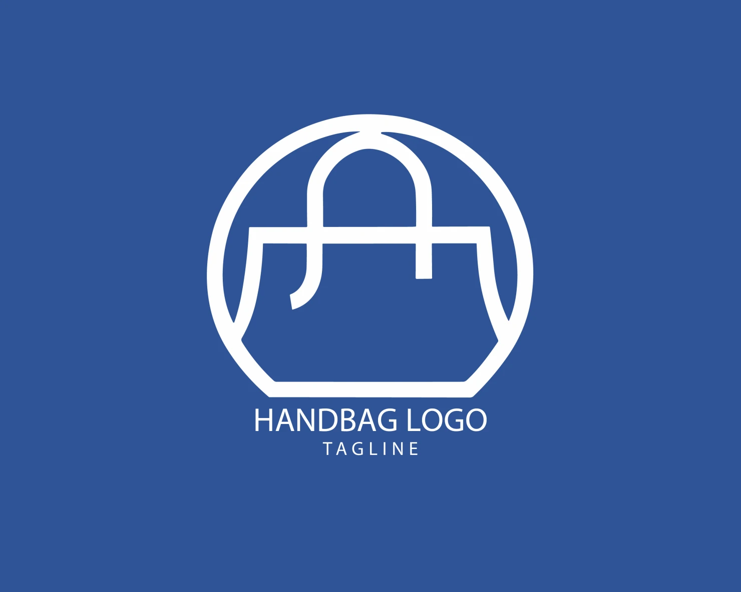 Handbag customizable logo set design #39403