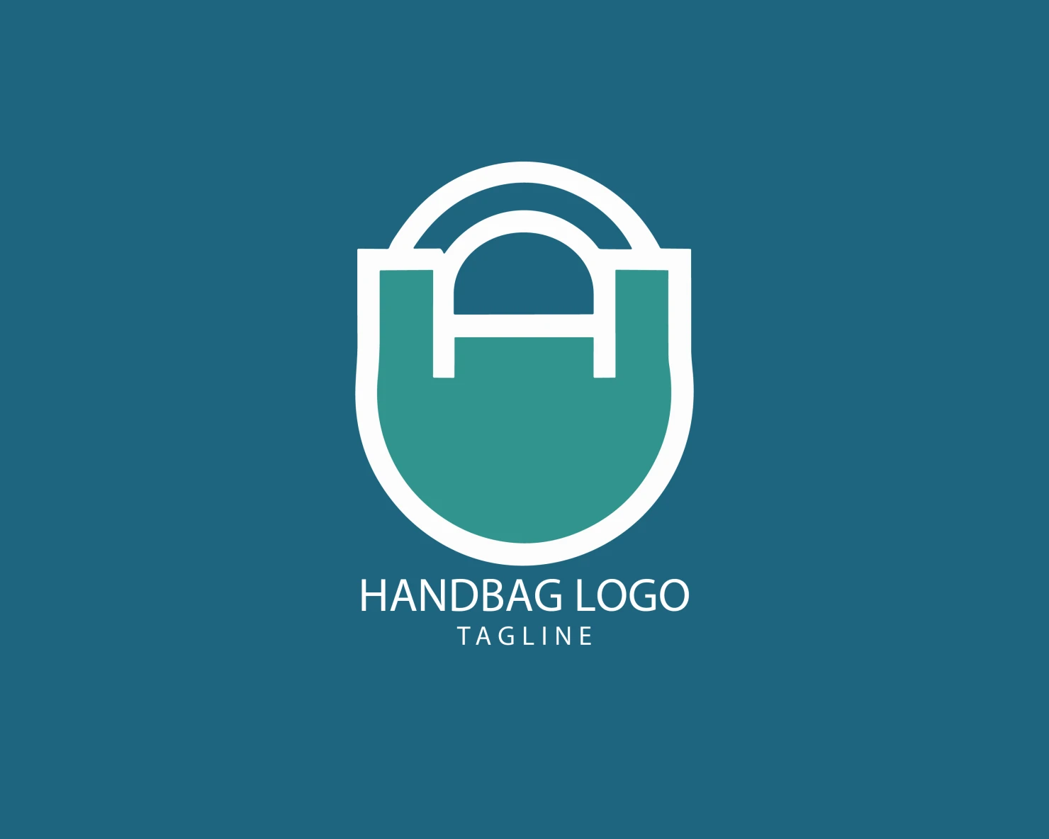 Handbag customizable logo set design #39405