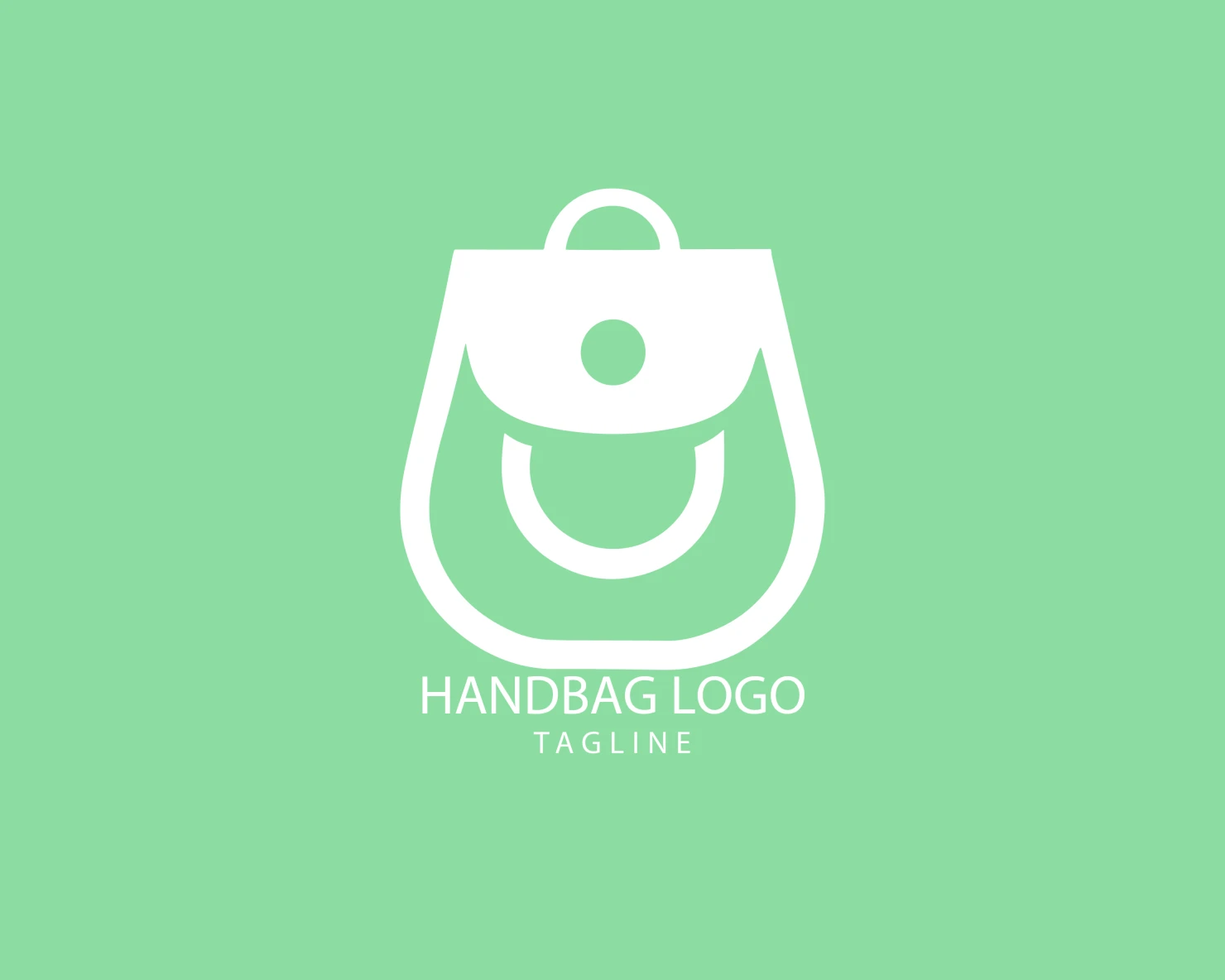 Handbag customizable logo set design #39406
