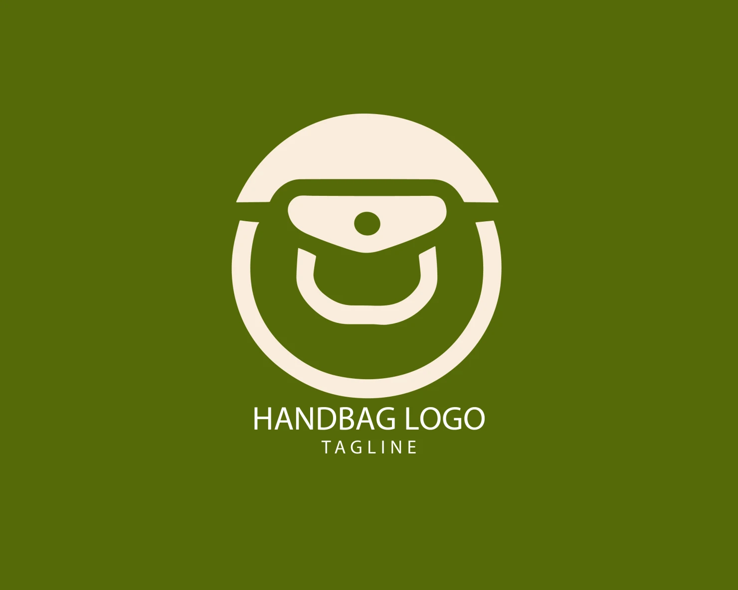 Handbag customizable logo set design #39408